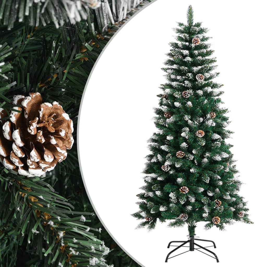 Berkfield Artificial Christmas Tree with Stand Green 120 cm PVC