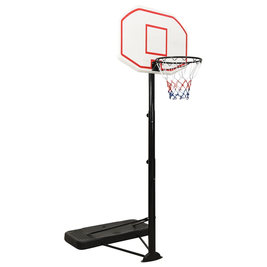 Berkfield Basketball Stand White 258-363 cm Polyethene
