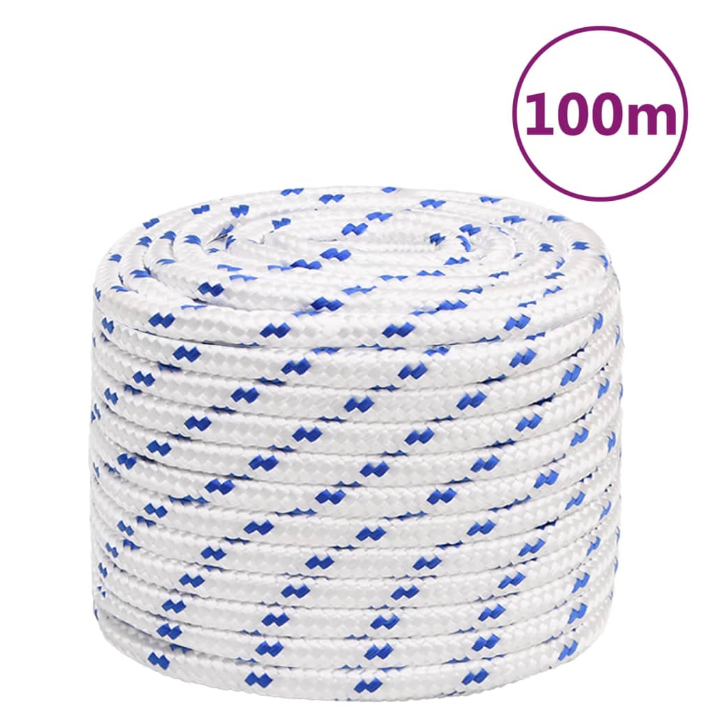 Berkfield Boat Rope White 18 mm 100 m Polypropylene