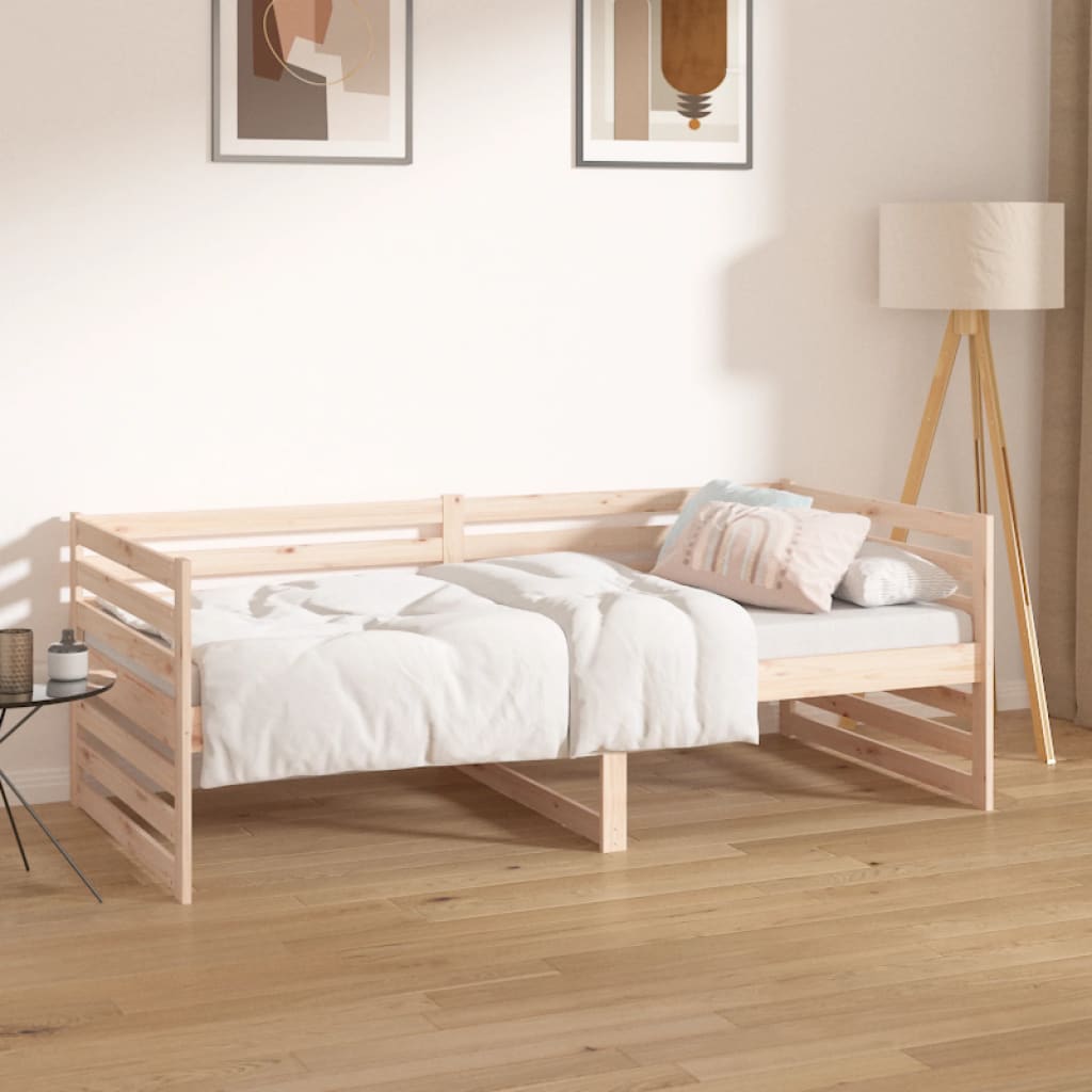 Berkfield Day Bed 90x190 cm Solid Wood Pine