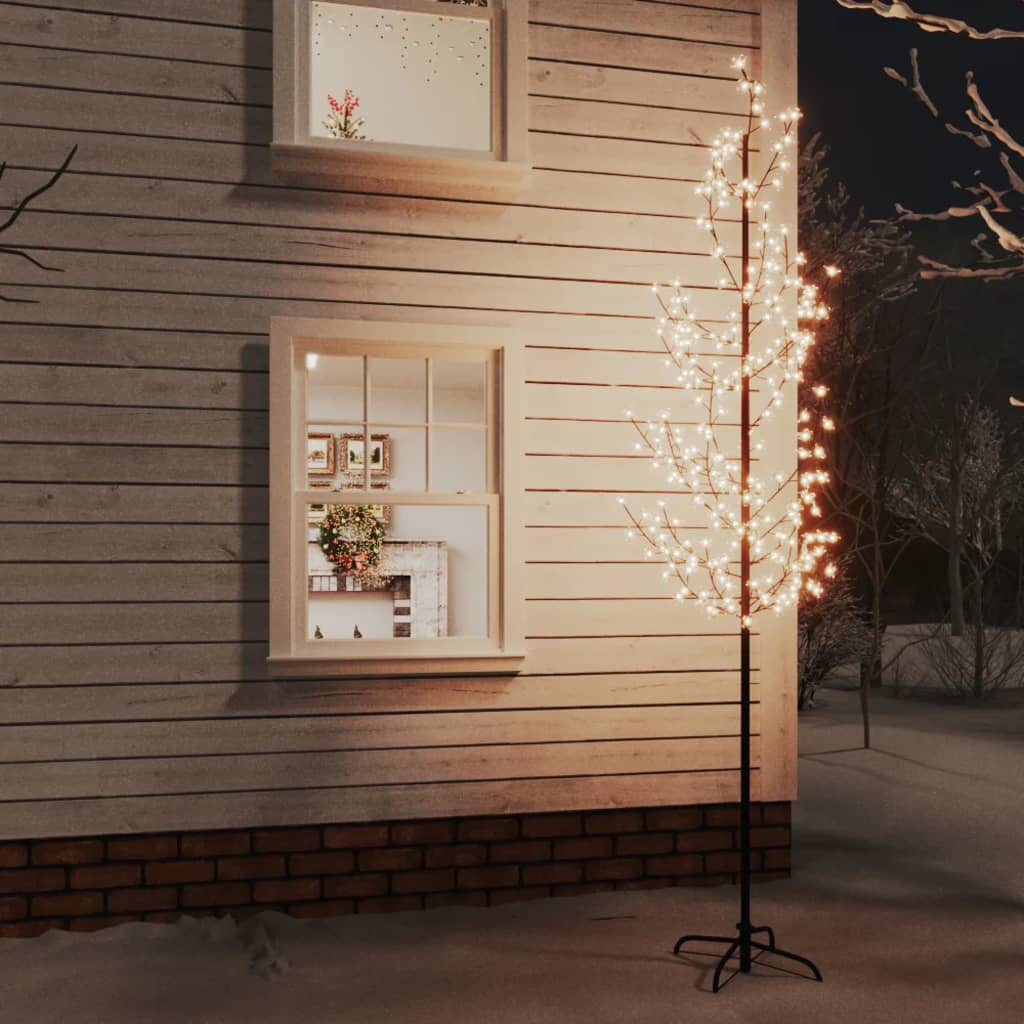 Berkfield Cherry Blossom LED Tree Warm White 368 LEDs 300 cm