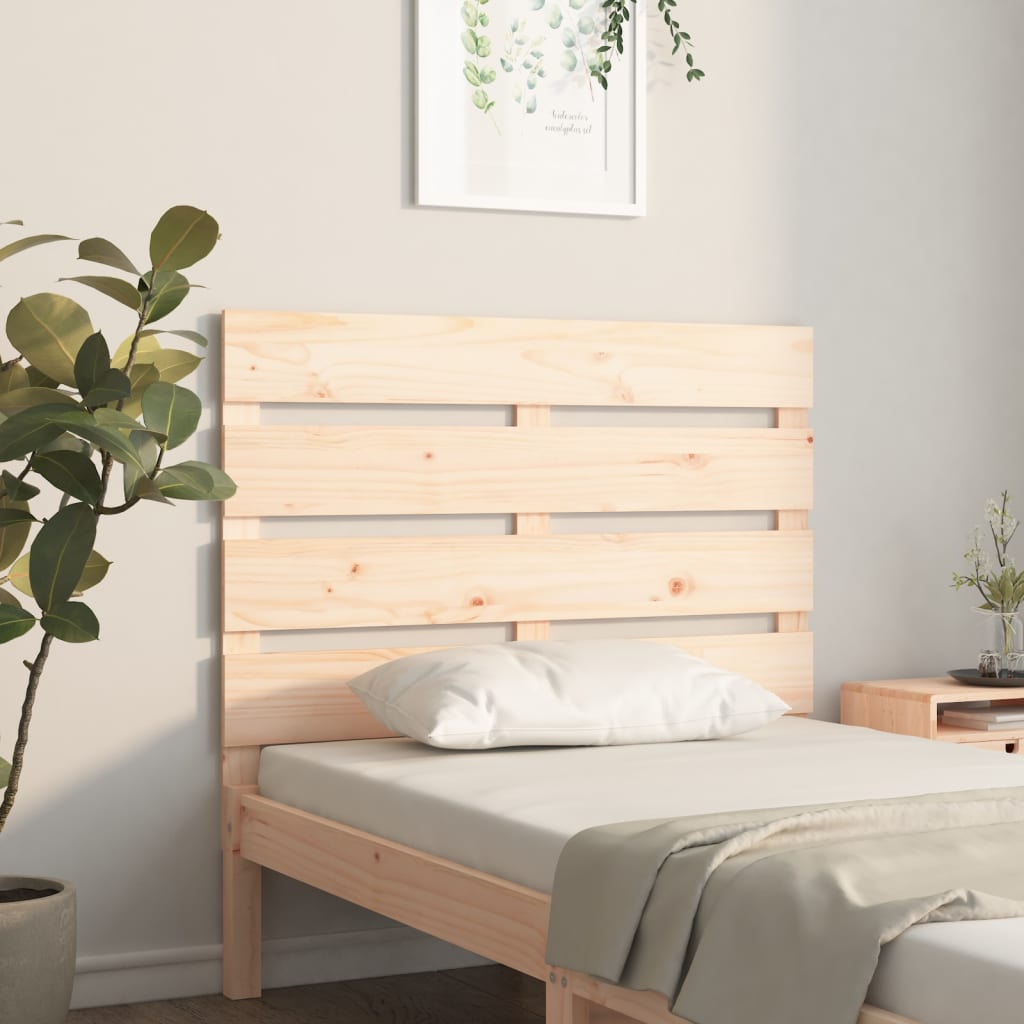 Berkfield Headboard 75x3x80 cm Solid Wood Pine