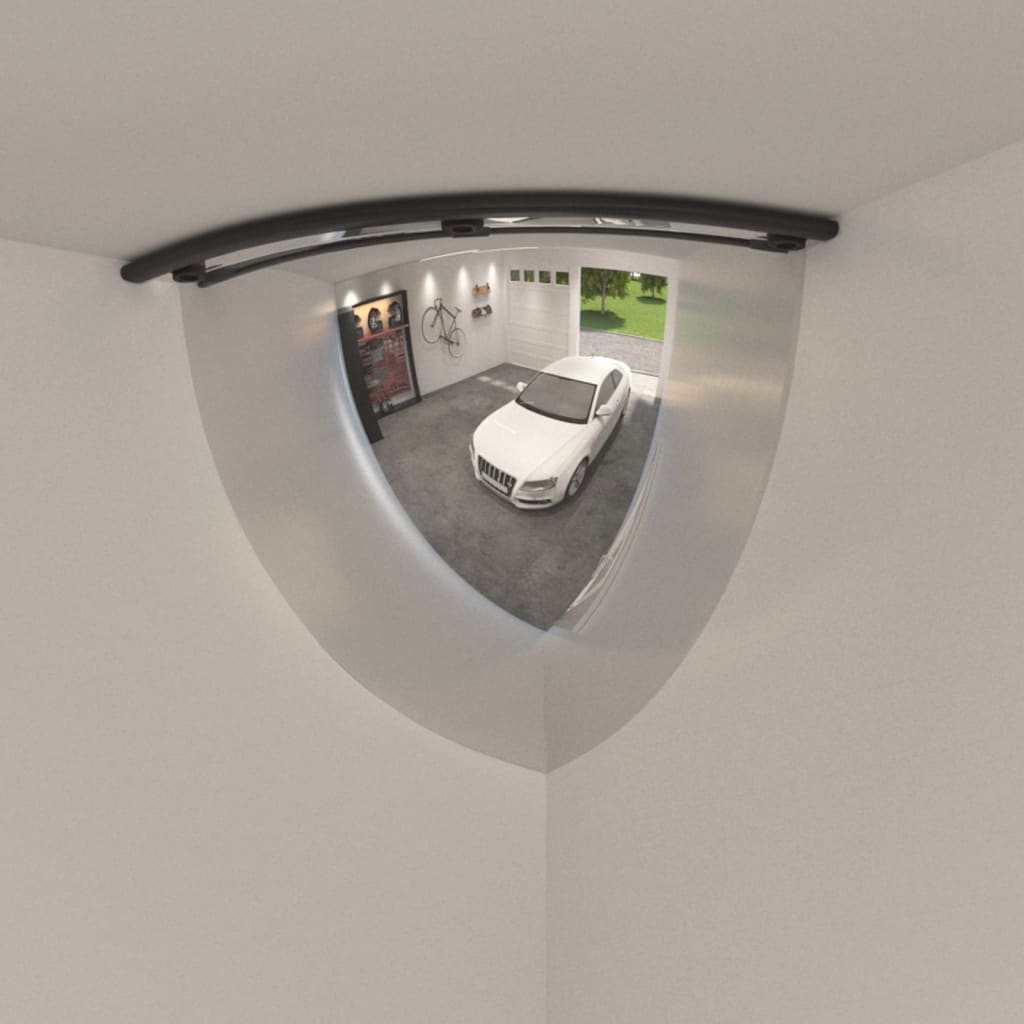 Berkfield Quarter Domed Traffic Mirrors 2 pcs �_�”�_30 cm Acrylic