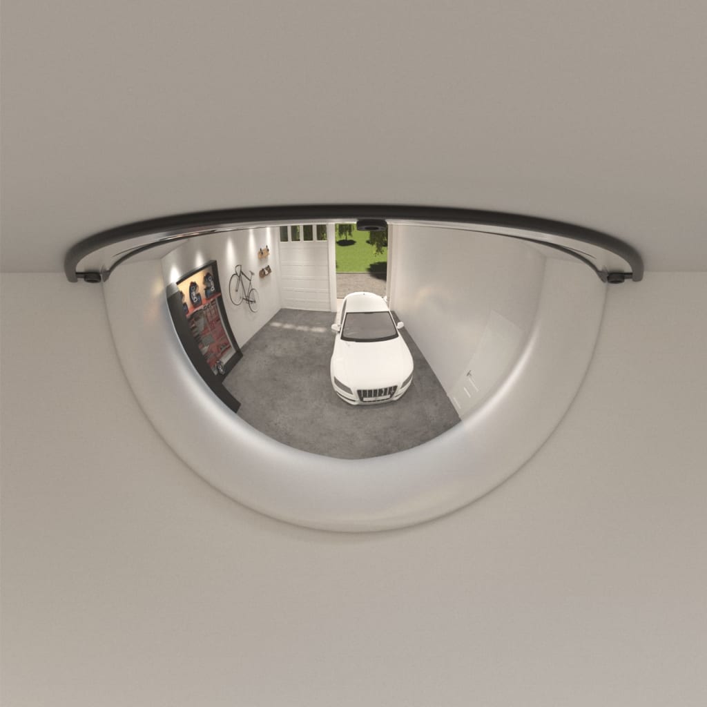 Berkfield Half Domed Traffic Mirrors 2 pcs �_�”�_40 cm Acrylic