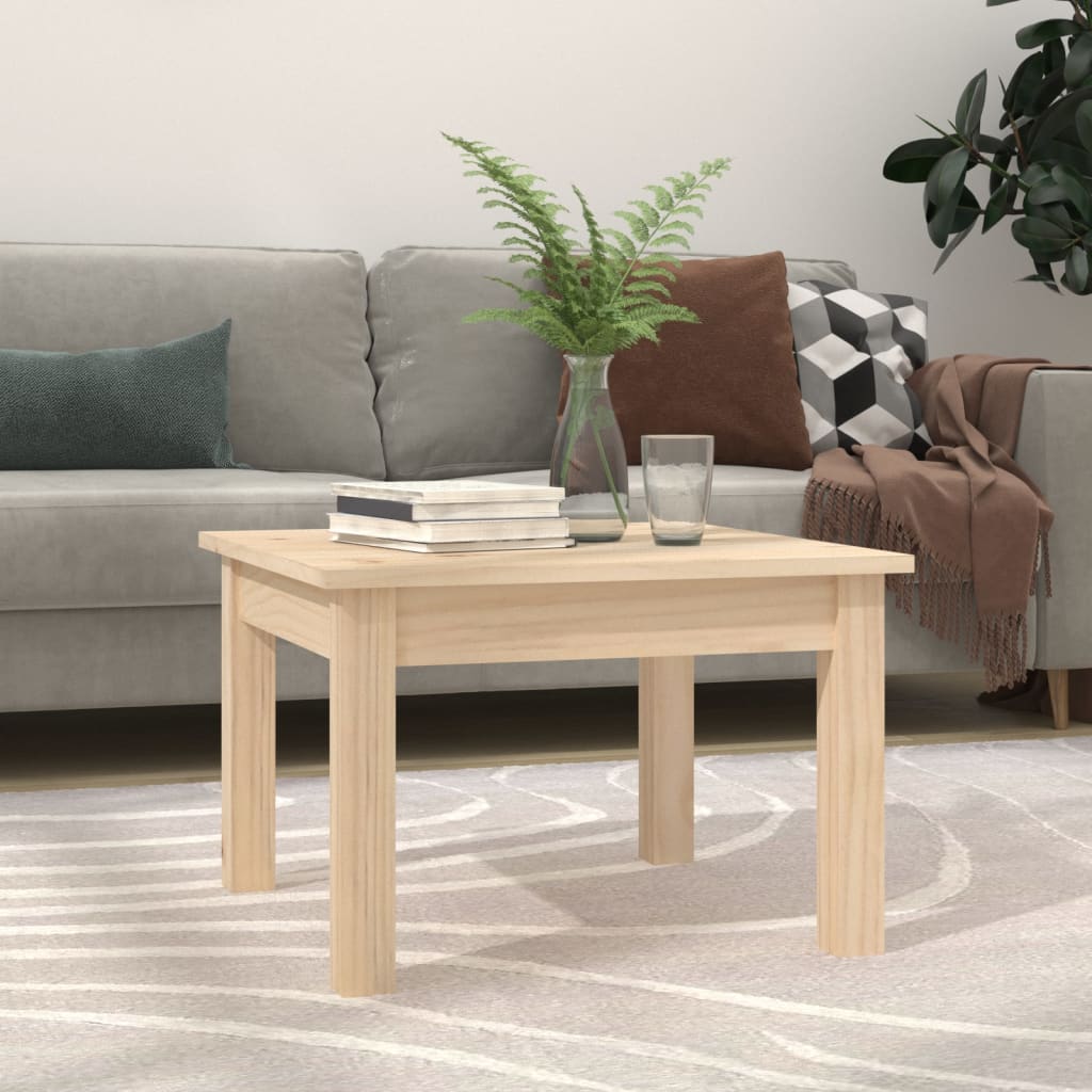 Berkfield Coffee Table 45x45x30 cm Solid Wood Pine