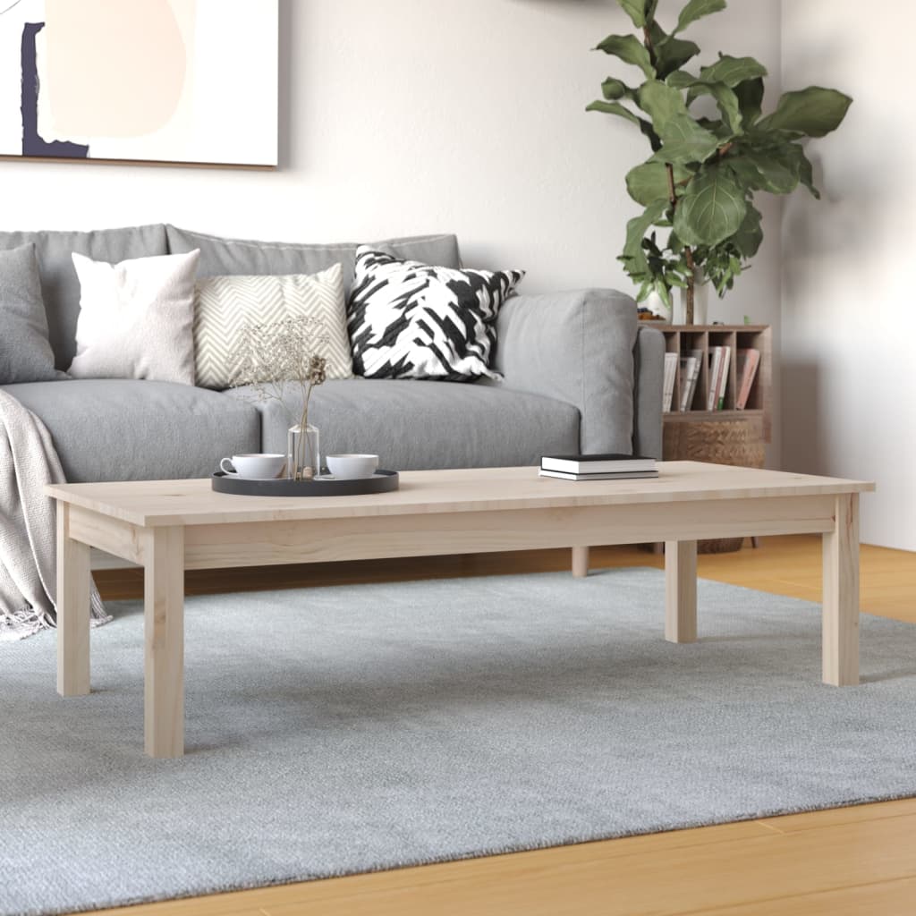 Berkfield Coffee Table 110x50x30 cm Solid Wood Pine