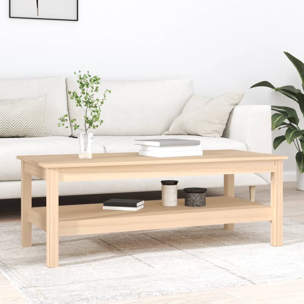 Berkfield Coffee Table 110x50x40 cm Solid Wood Pine