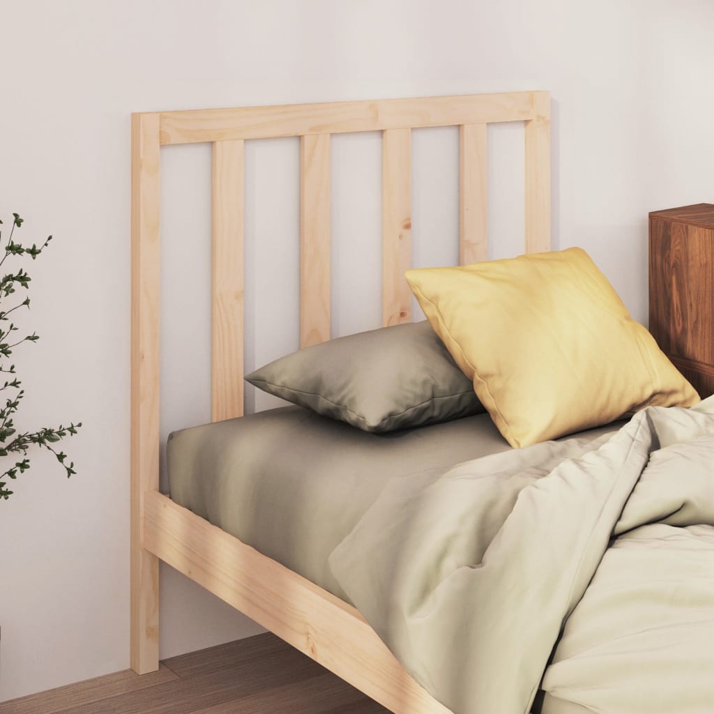 Berkfield Bed Headboard 95x4x100 cm Solid Wood Pine