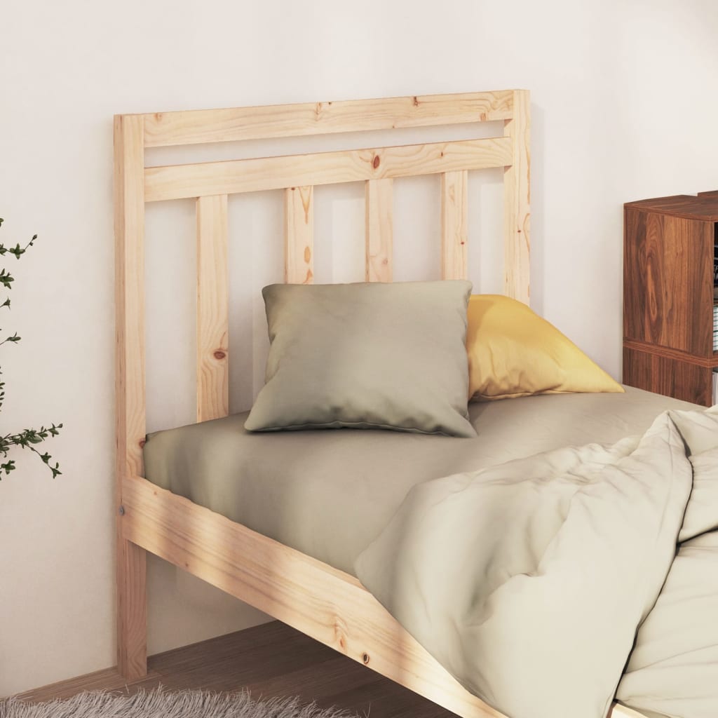 Berkfield Bed Headboard 95x4x100 cm Solid Wood Pine