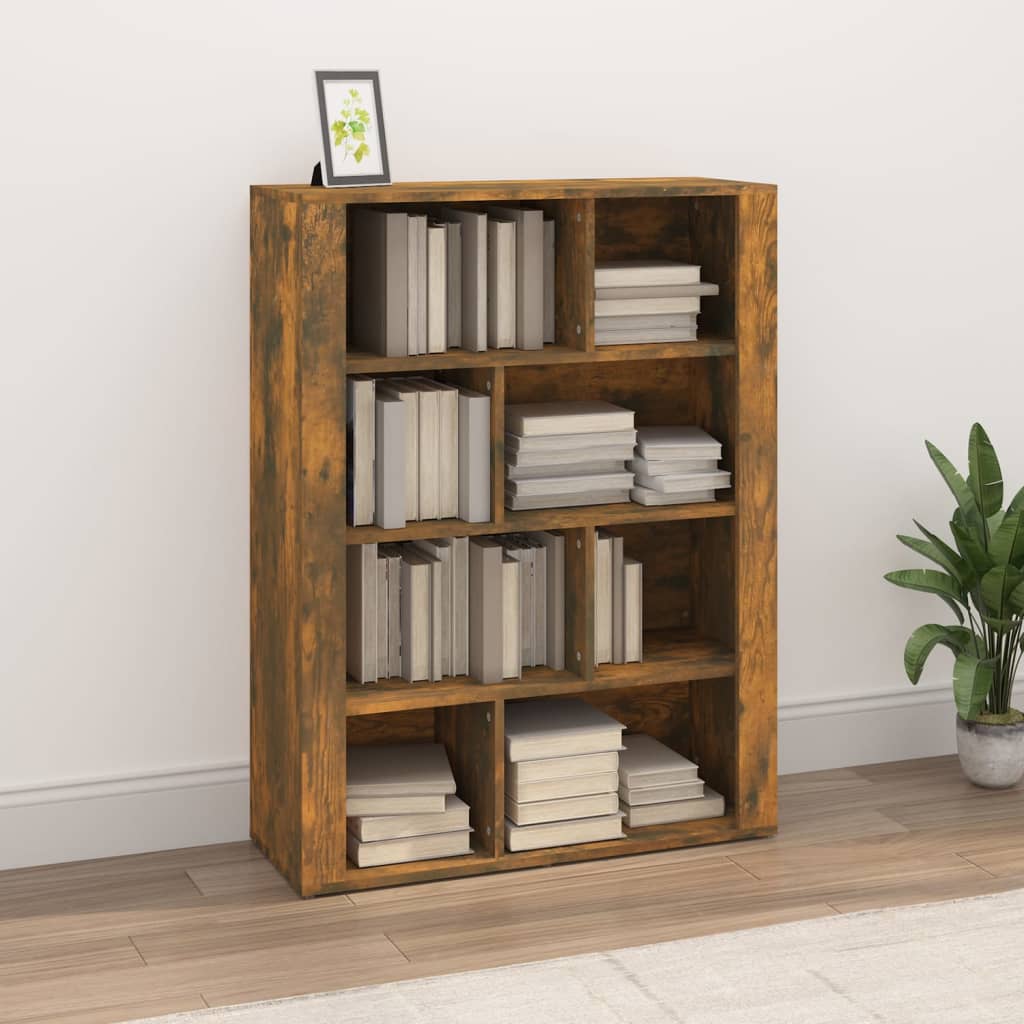 Berkfield Sideboard Smoked Oak 80x30x106 cm Engineered Wood