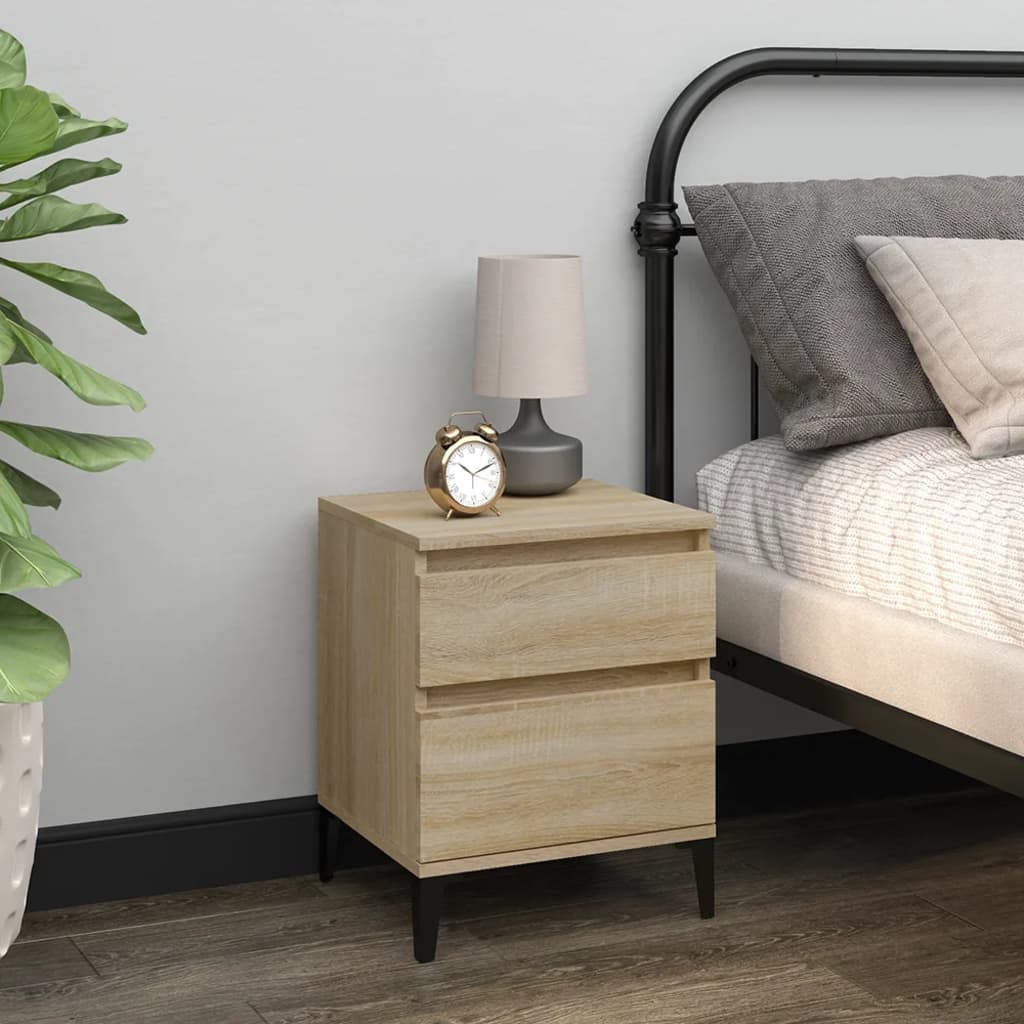 Berkfield Bedside Cabinet Sonoma Oak 40x35x50 cm