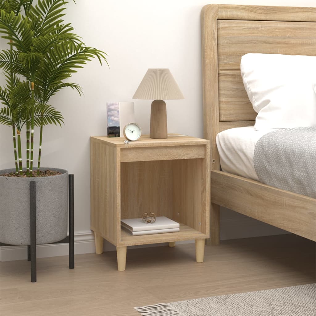 Berkfield Bedside Cabinet Sonoma Oak 40x35x50 cm