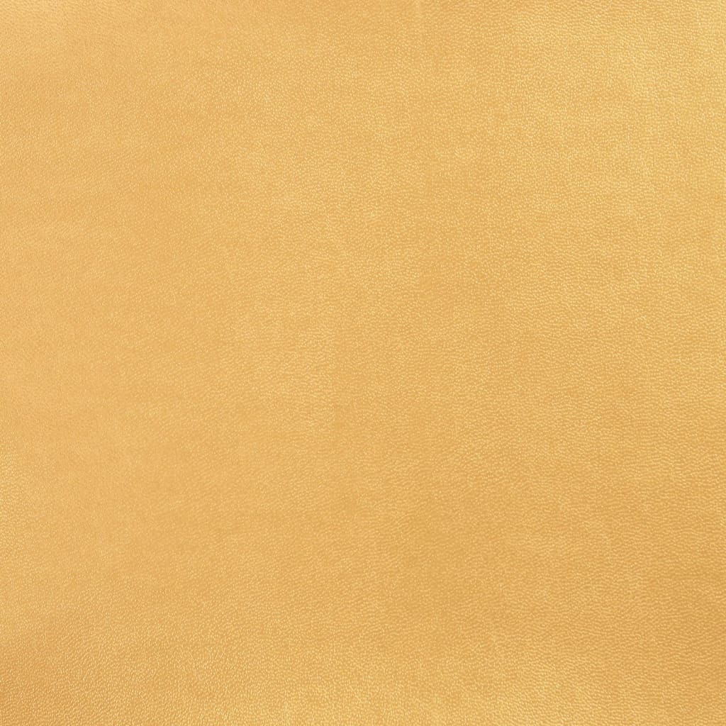 Berkfield Gaming Chair with Footrest Black and Gold Faux Leather