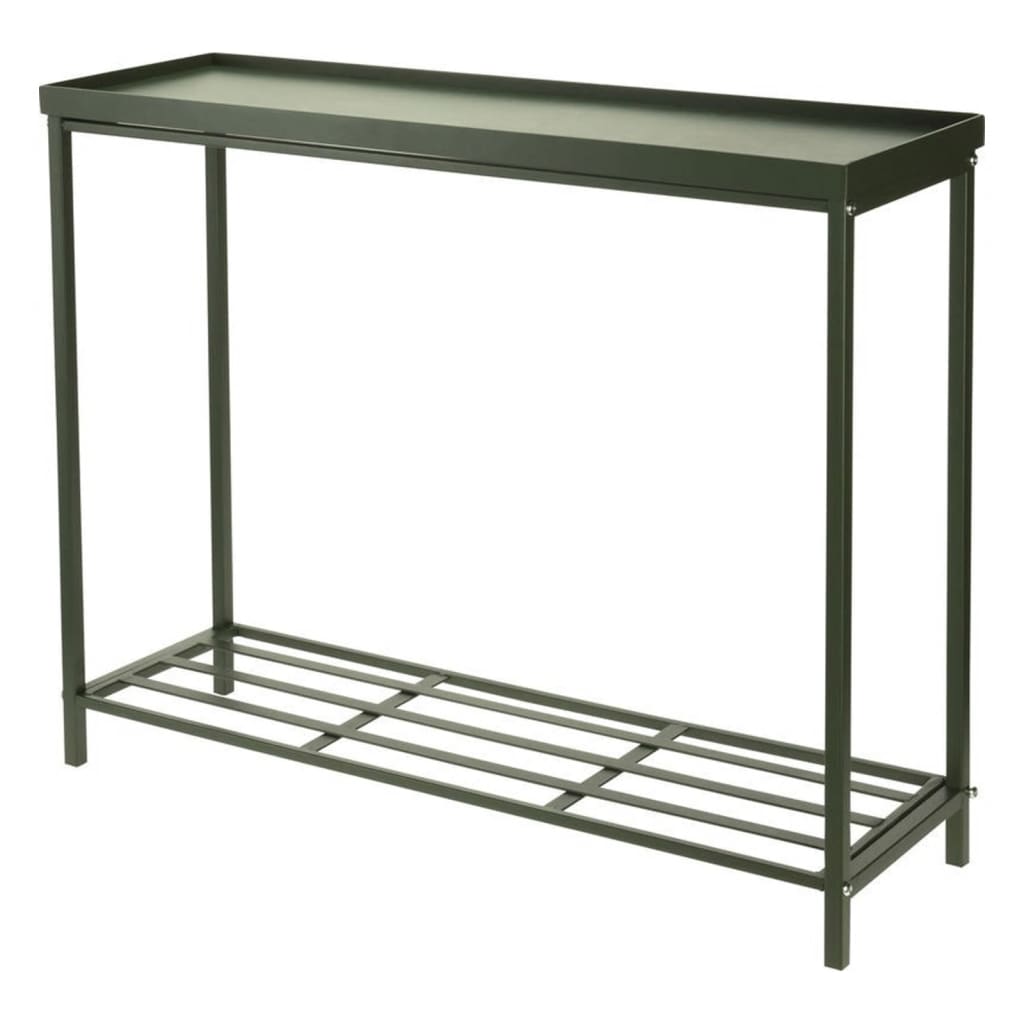 ProGarden Plant Stand 75x23x60 cm Matte Dark Green