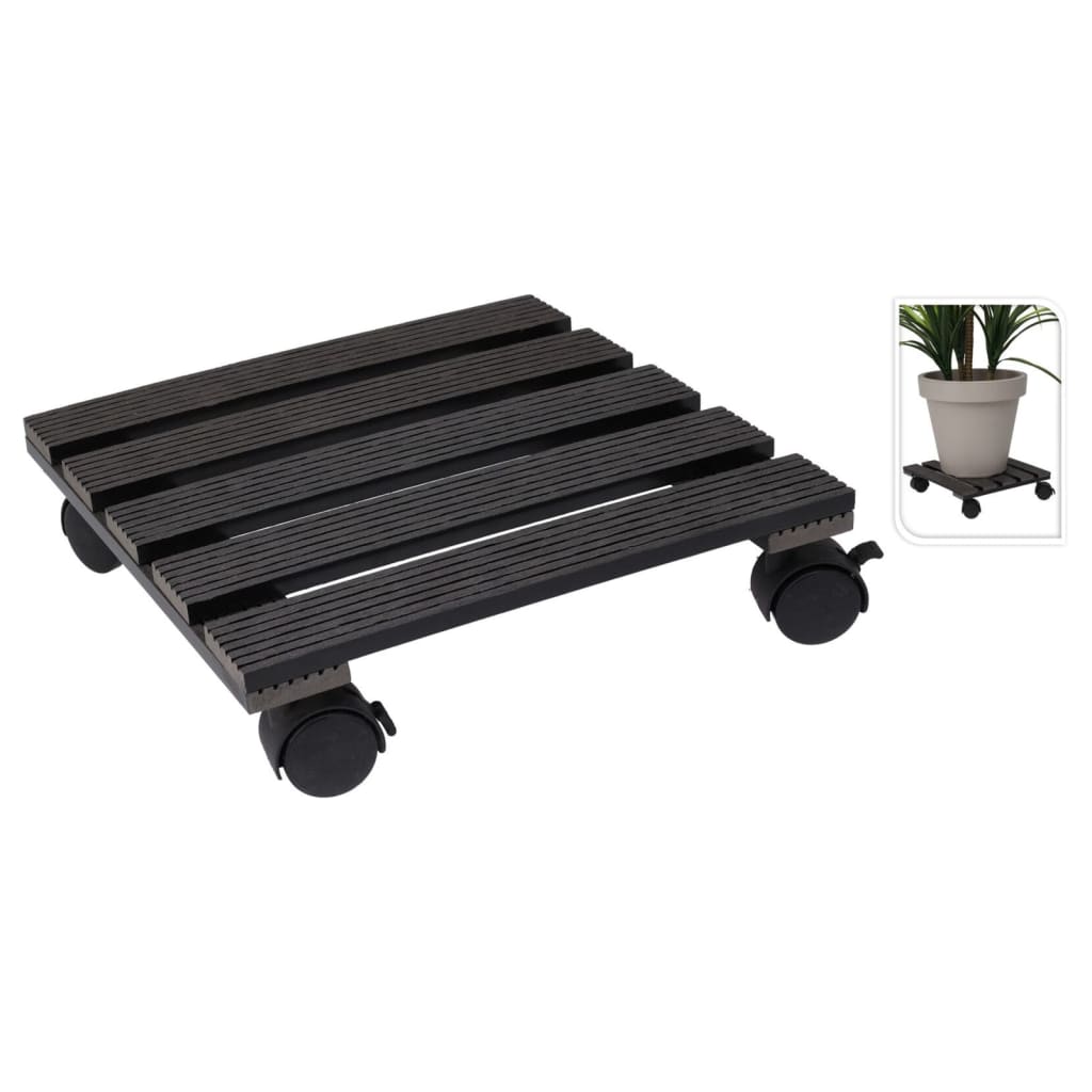 ProGarden Plant Trolley Square 29x29 cm Grey