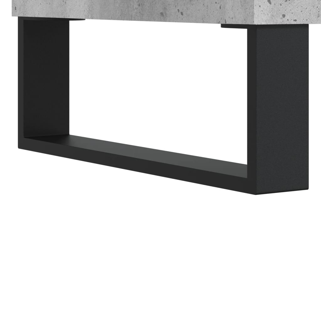 Berkfield Highboard Concrete Grey 69.5x34x180 cm Engineered Wood