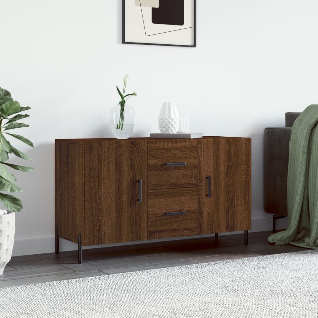 Berkfield Sideboard Brown Oak 100x36x60 cm Engineered Wood
