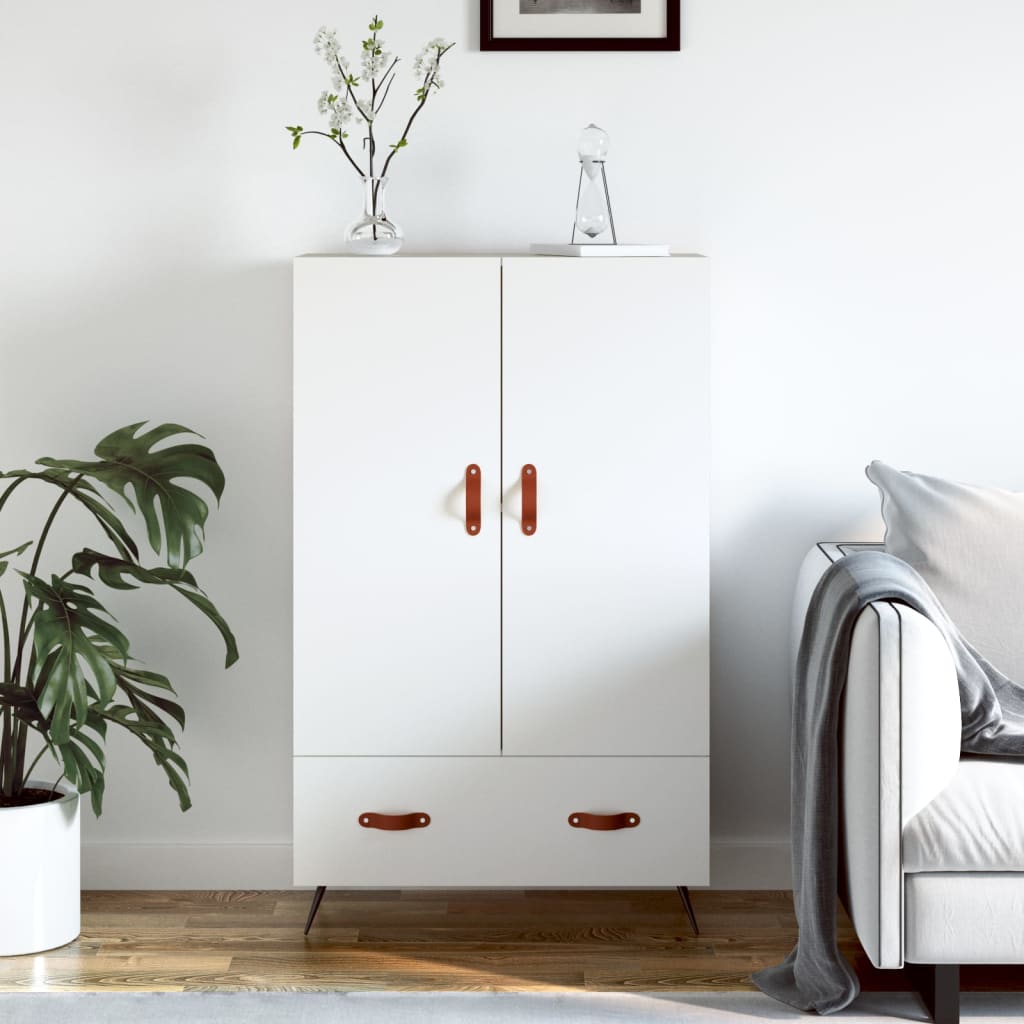 Berkfield Highboard White 69.5x31x115 cm Engineered Wood