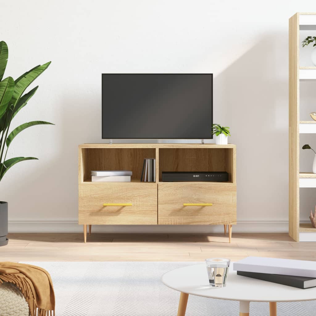 Berkfield TV Cabinet Sonoma Oak 80x36x50 cm Engineered Wood