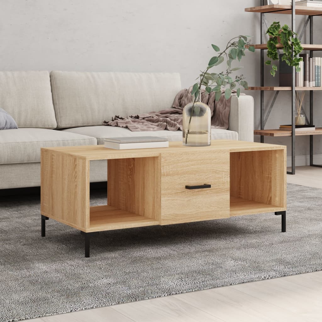 Berkfield Coffee Table Sonoma Oak 102x50x40 cm Engineered Wood