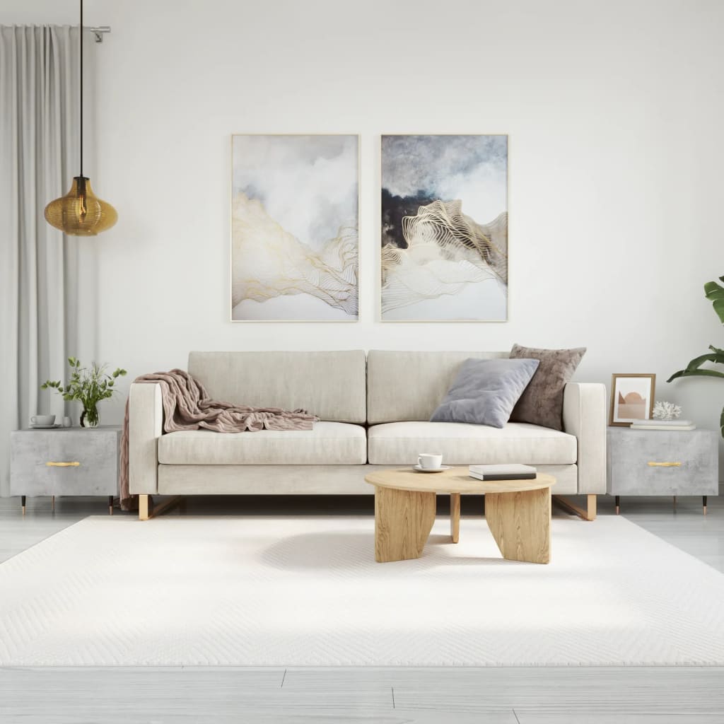 Berkfield Coffee Tables 2 pcs Concrete Grey 50x50x40 cm Engineered Wood