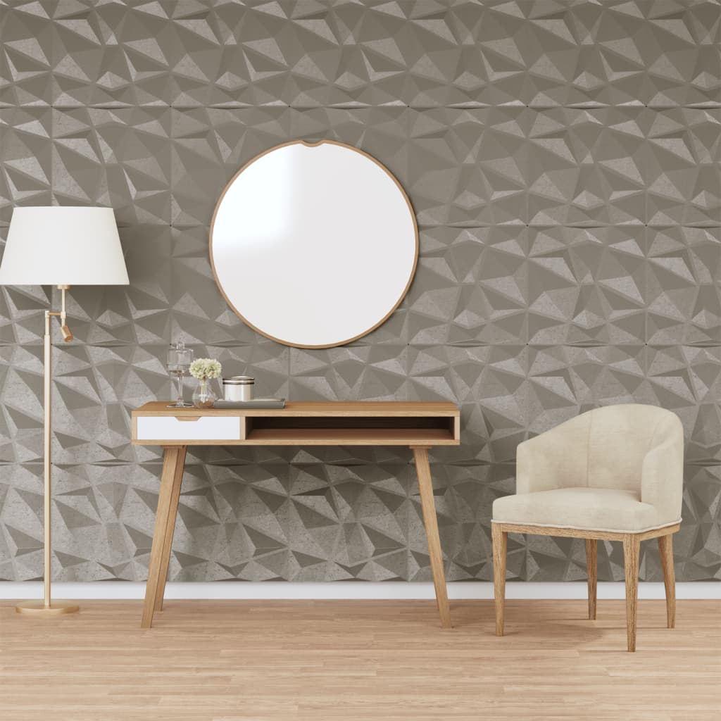 Berkfield Wall Panels 24 pcs Concrete Grey 50x50 cm EPS 6 m�__ Diamond