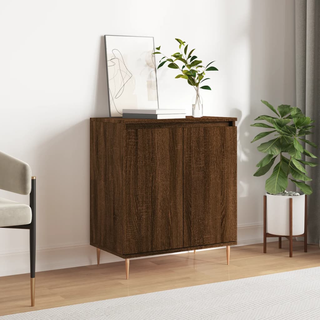 Berkfield Sideboard Brown Oak 60x35x70 cm Engineered Wood