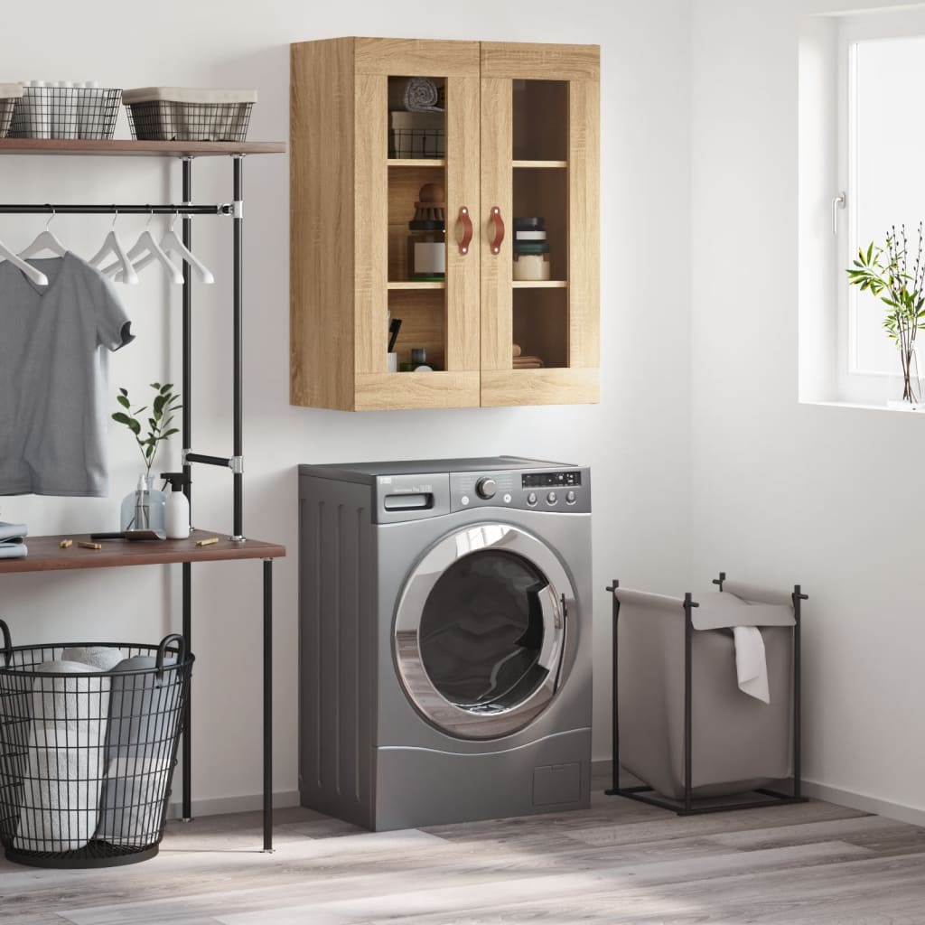 Berkfield Wall Mounted Cabinet Sonoma Oak 69.5x34x90 cm