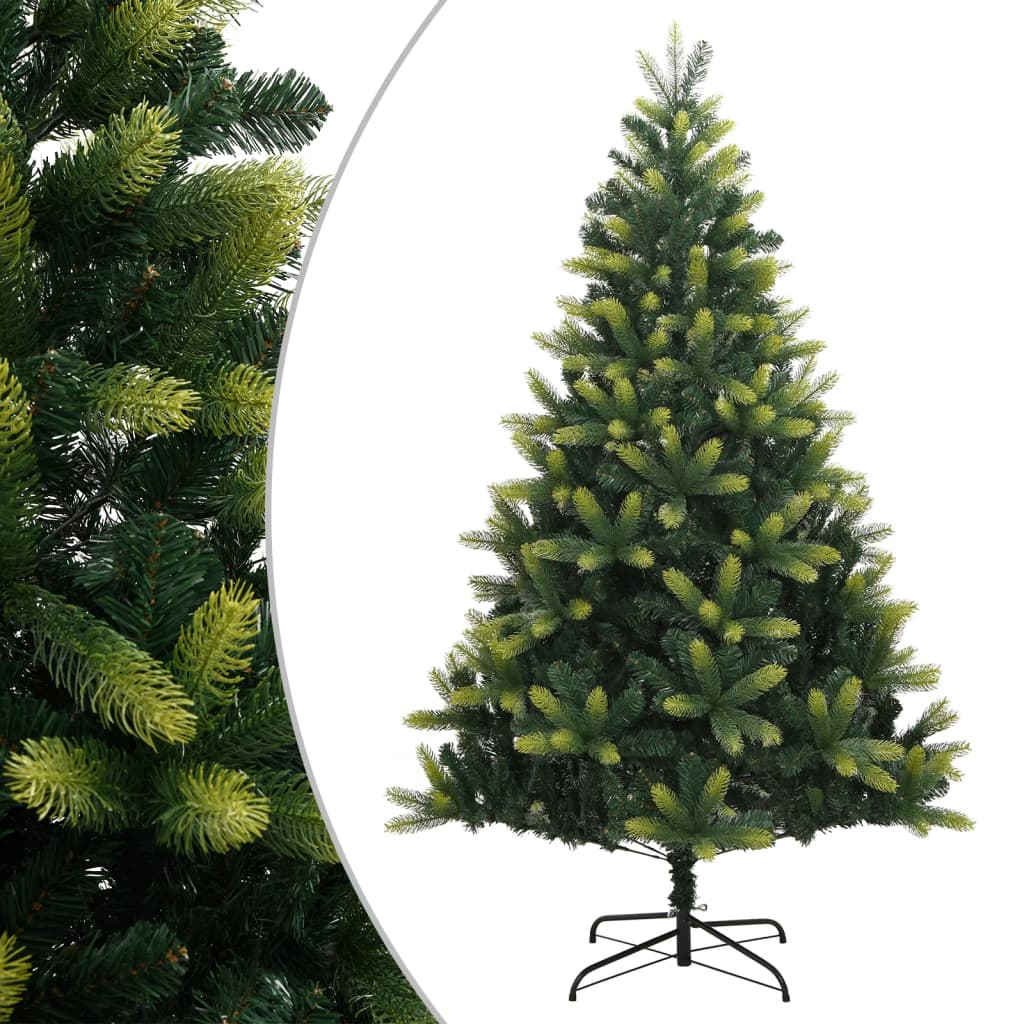 Berkfield Artificial Hinged Christmas Tree with Stand 120 cm