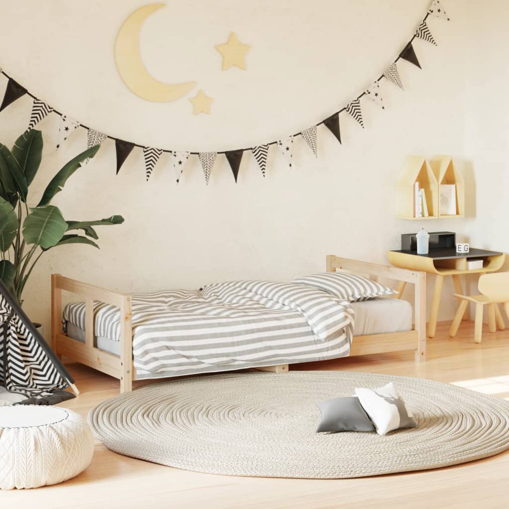 Berkfield Kids Bed Frame 80x160 cm Solid Wood Pine