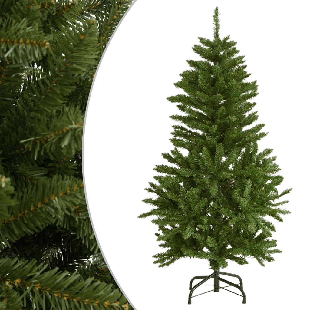 Berkfield Artificial Hinged Christmas Tree with Stand Green 150 cm