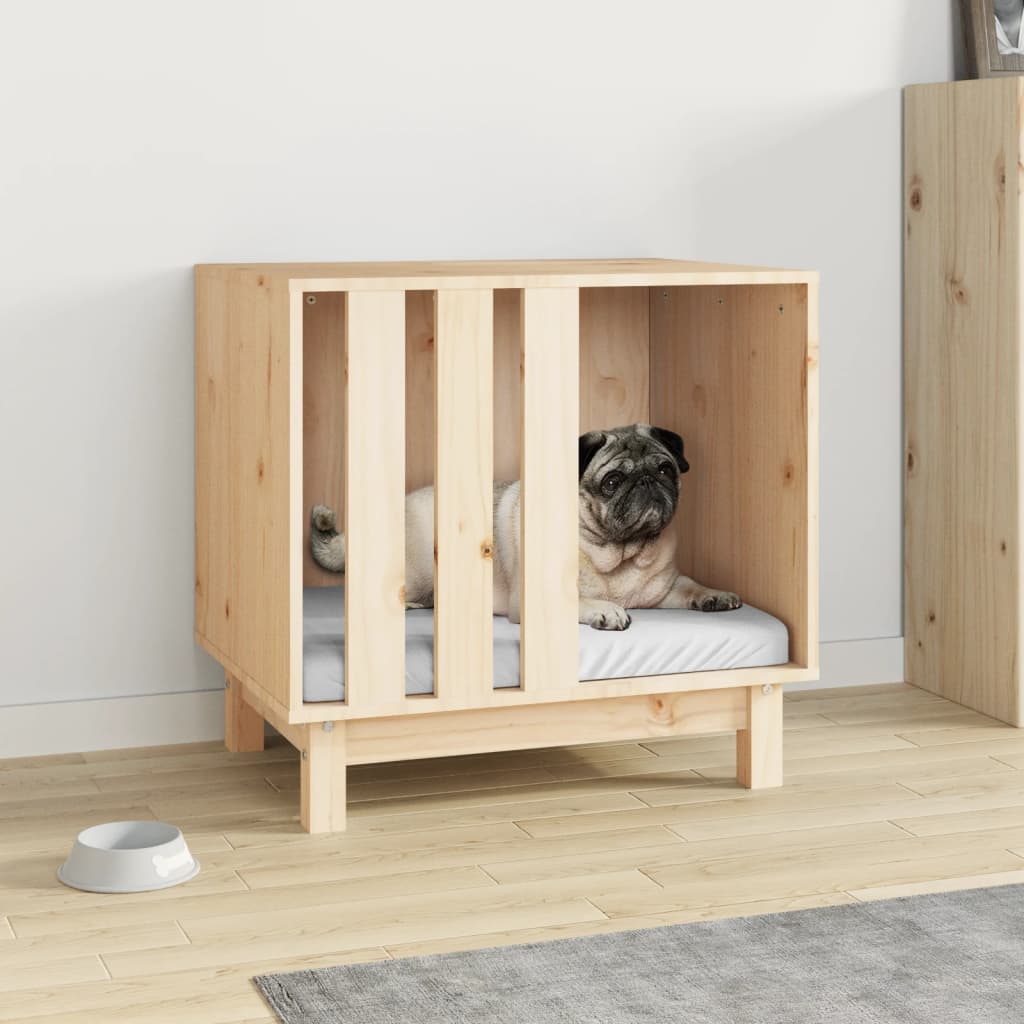 Berkfield Dog House 60x45x57 cm Solid Wood Pine