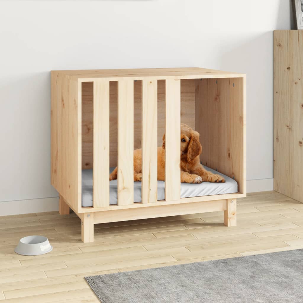 Berkfield Dog House 70x50x62 cm Solid Wood Pine
