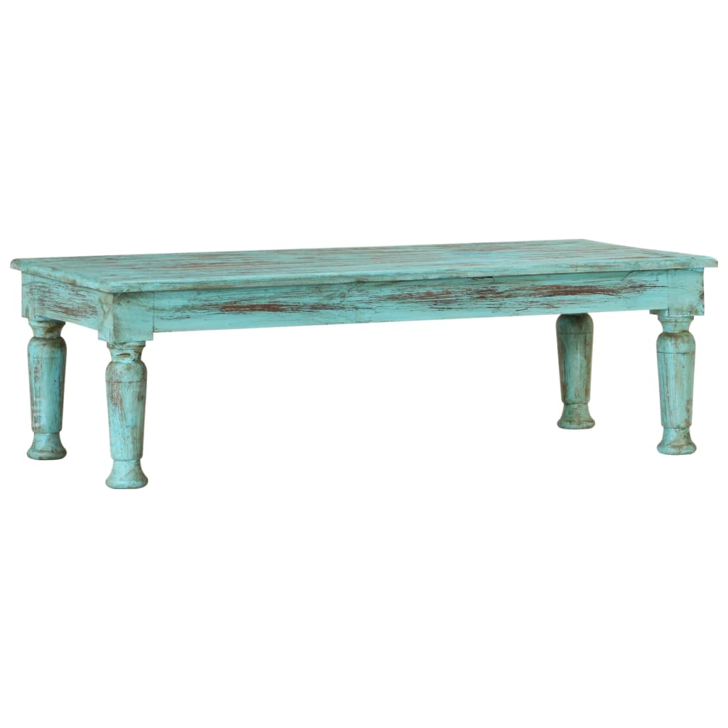 Berkfield Coffee Table 110x50x34 cm Solid Wood Reclaimed
