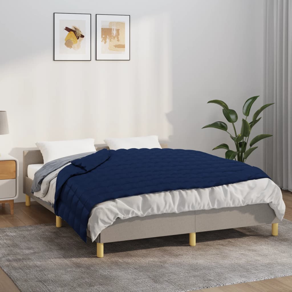 Berkfield Weighted Blanket Blue 120x180 cm 9 kg Fabric