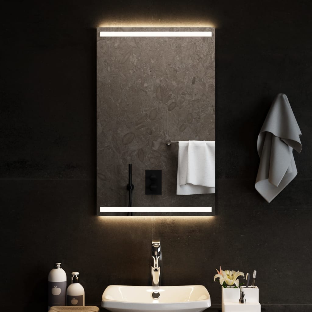 Berkfield LED Bathroom Mirror 50x80 cm