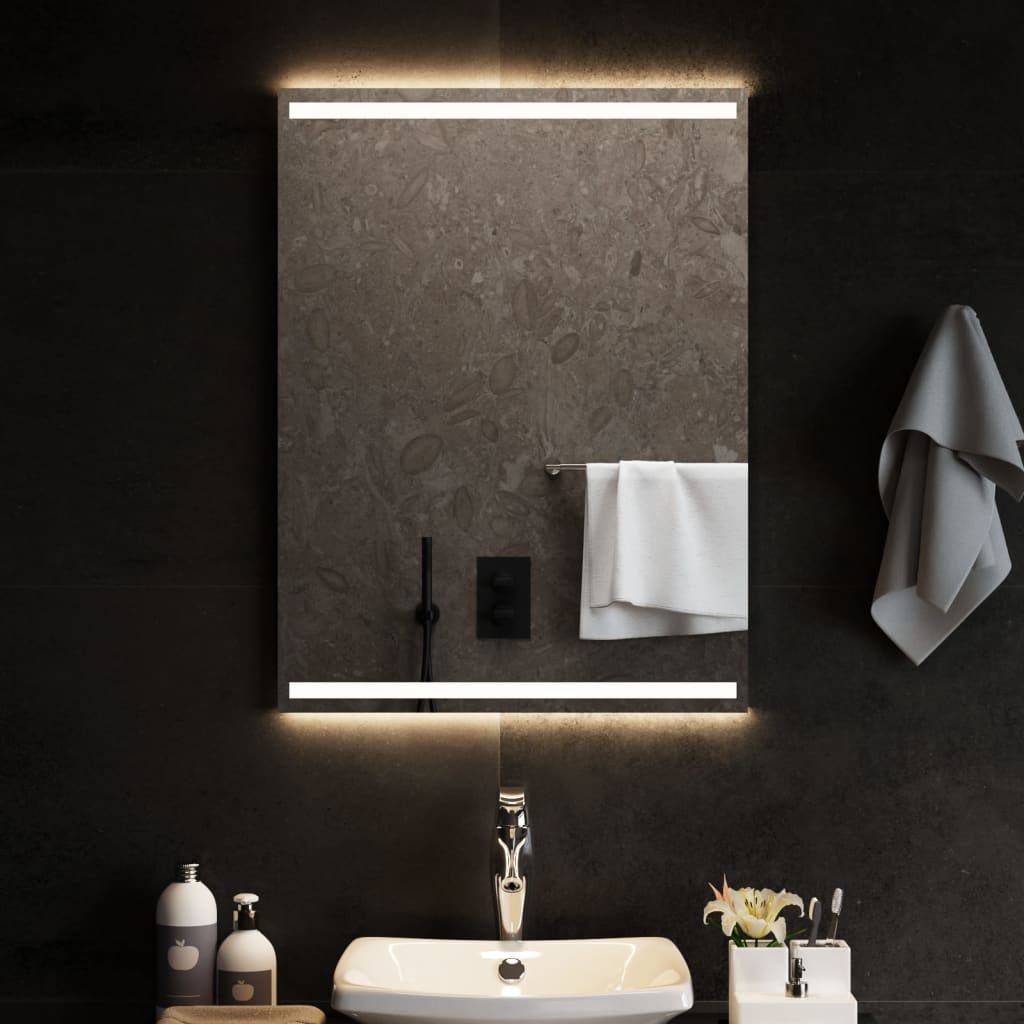 Berkfield LED Bathroom Mirror 60x80 cm