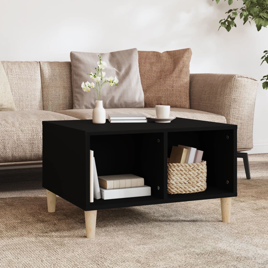 Berkfield Coffee Table Black 60x50x36.5 cm Engineered Wood