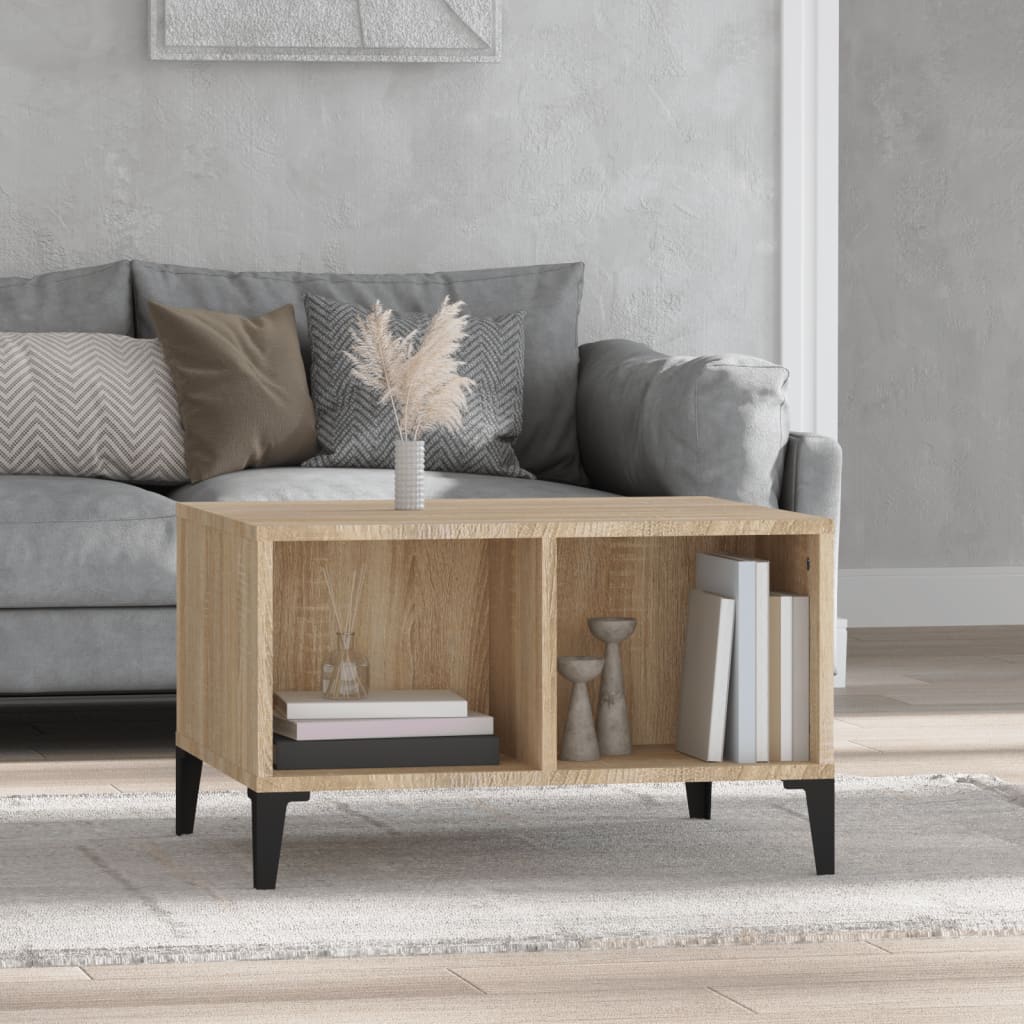 Berkfield Coffee Table Sonoma Oak 60x50x36.5 cm Engineered Wood