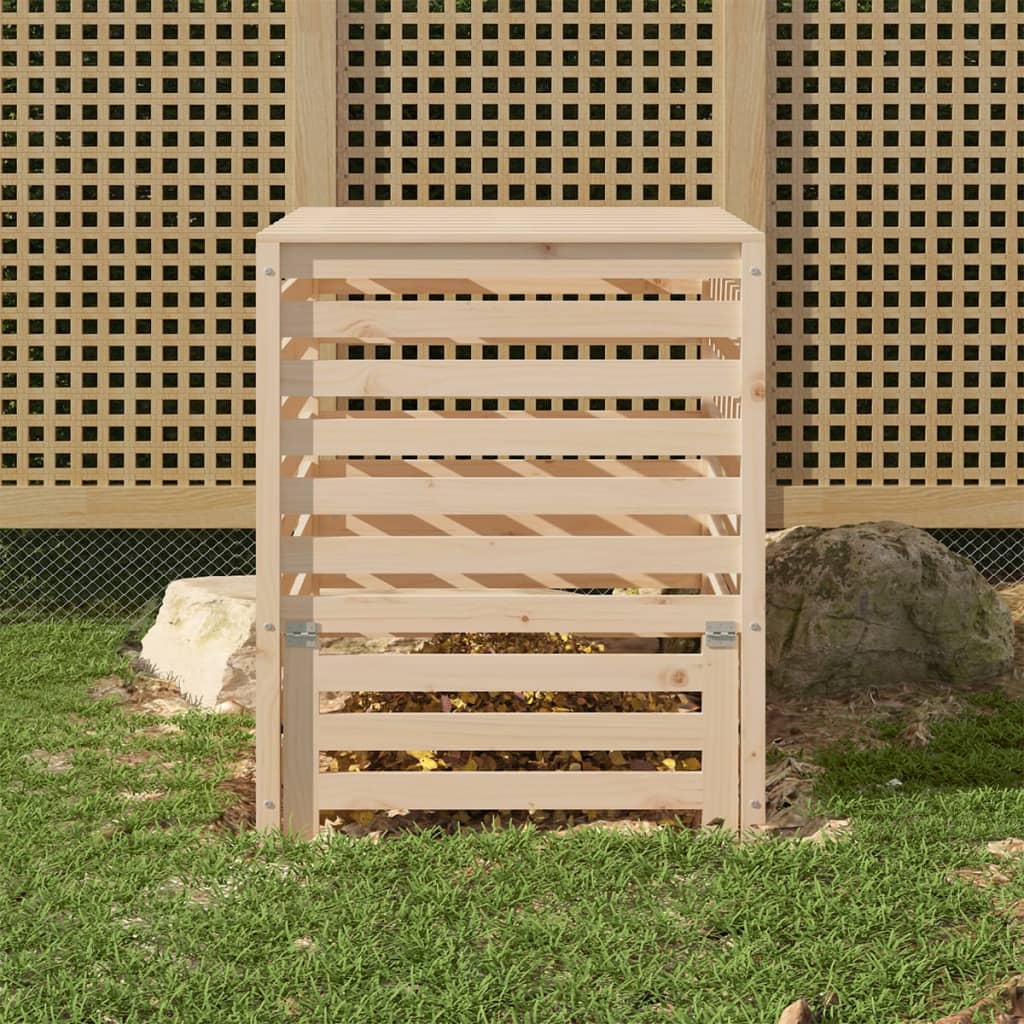 Berkfield Composter 82.5x82.5x99.5 cm Solid Wood Pine