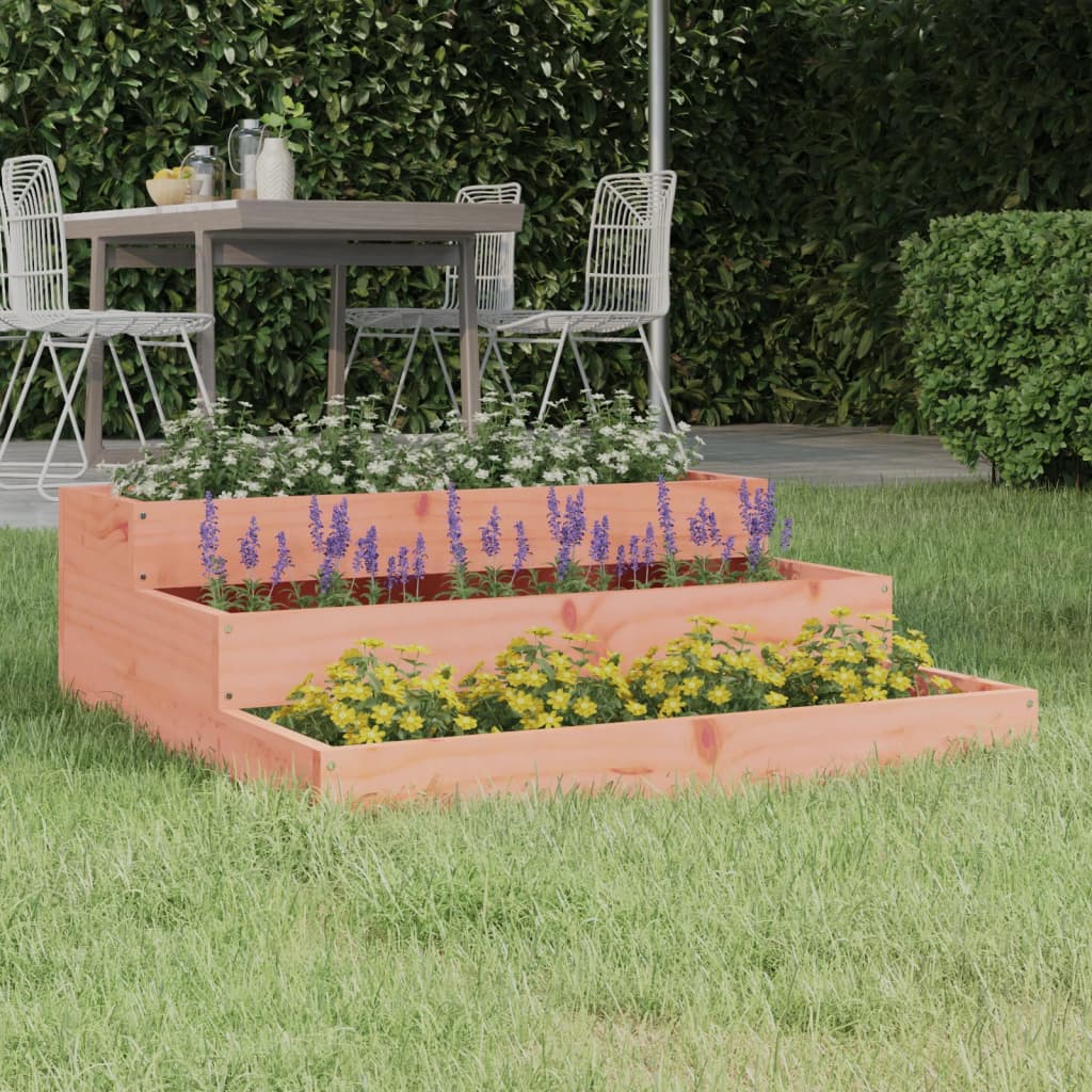 Berkfield Planter 78x78x27 cm Solid Wood Douglas
