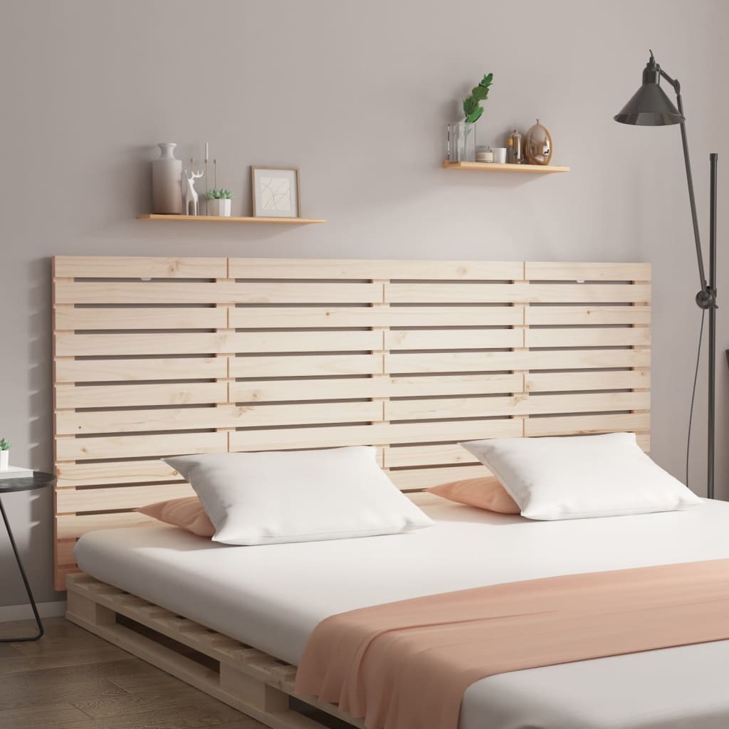 Berkfield Wall Headboard 166x3x91.5 cm Solid Wood Pine