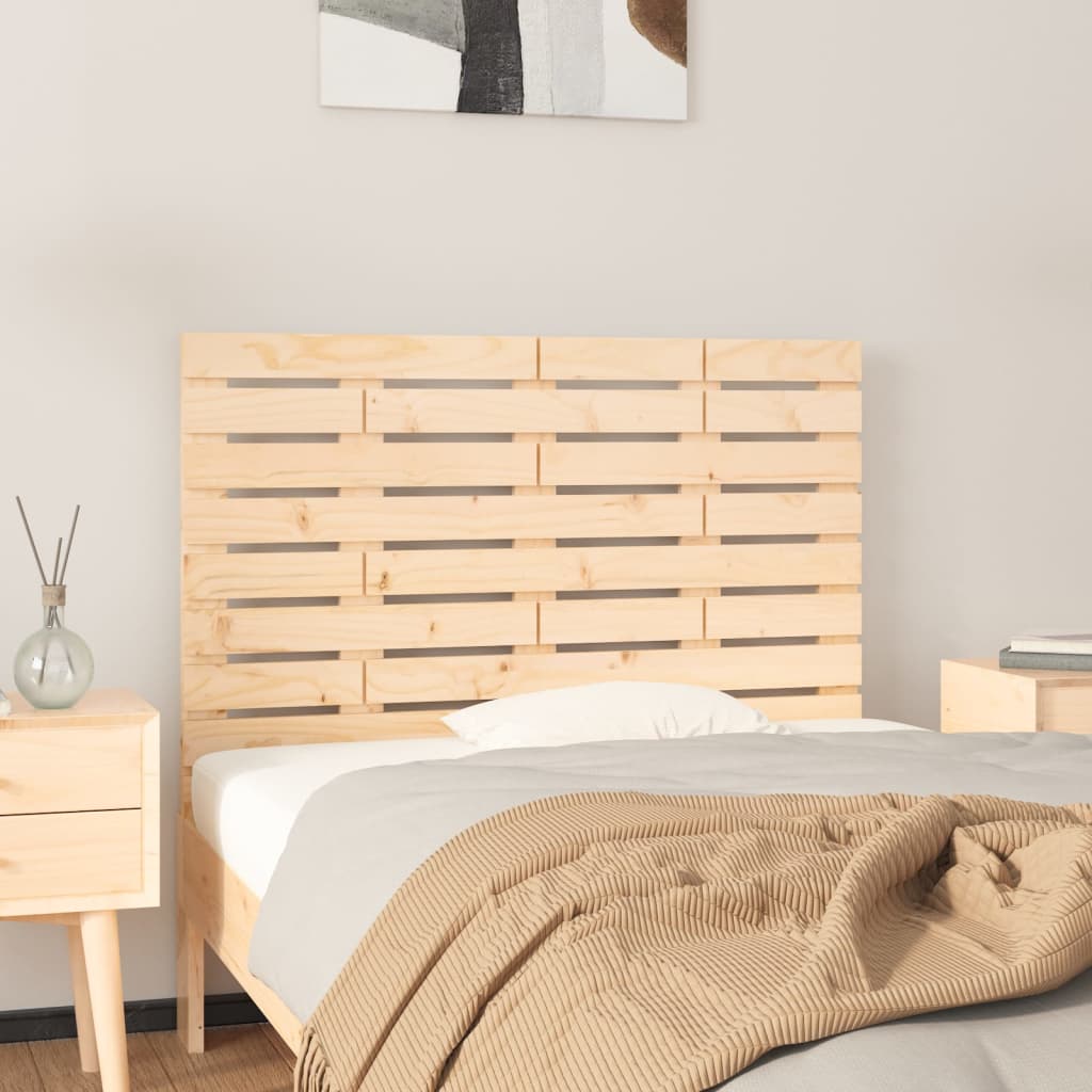 Berkfield Wall Headboard 96x3x63 cm Solid Wood Pine