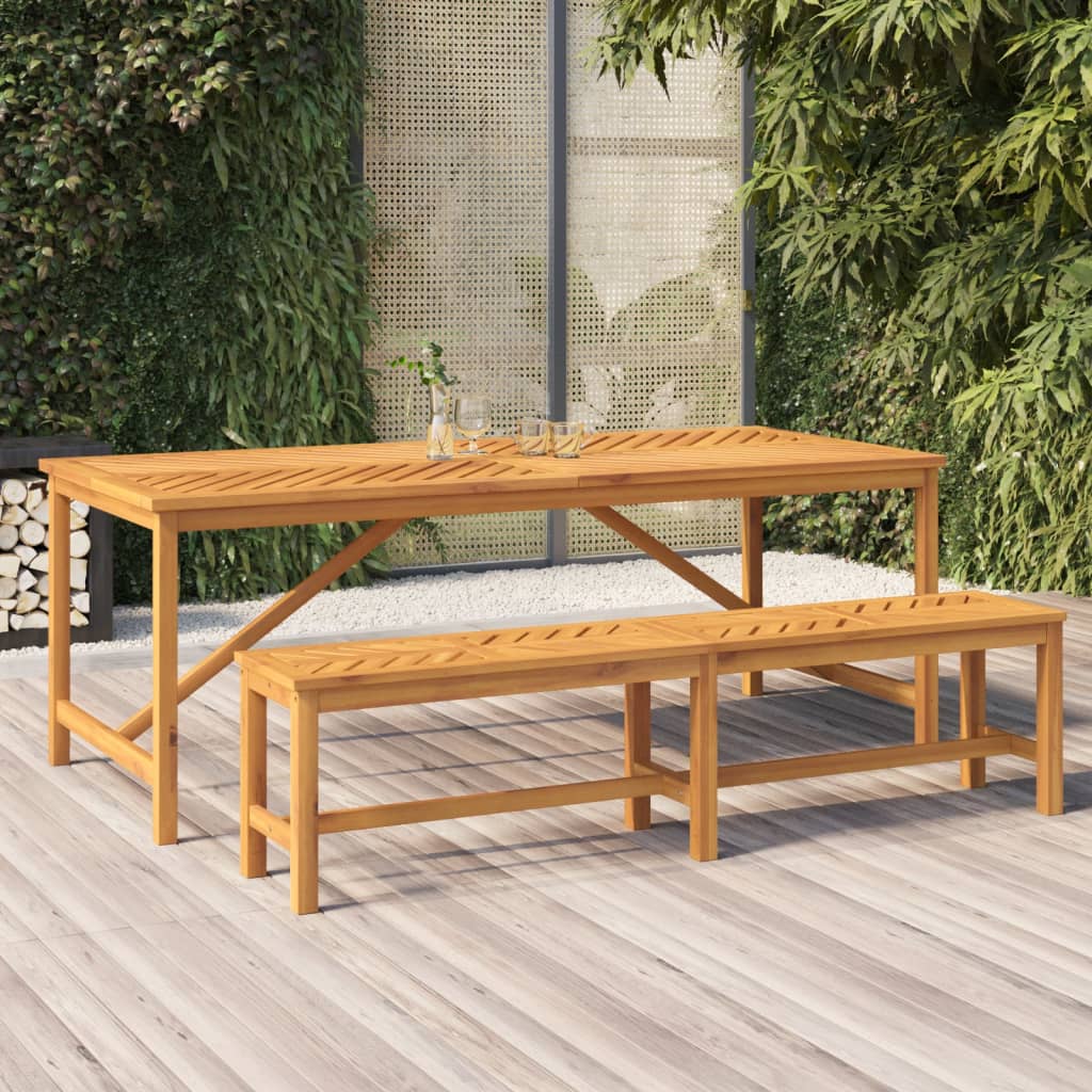 Berkfield Garden Bench 180 cm Solid Wood Acacia