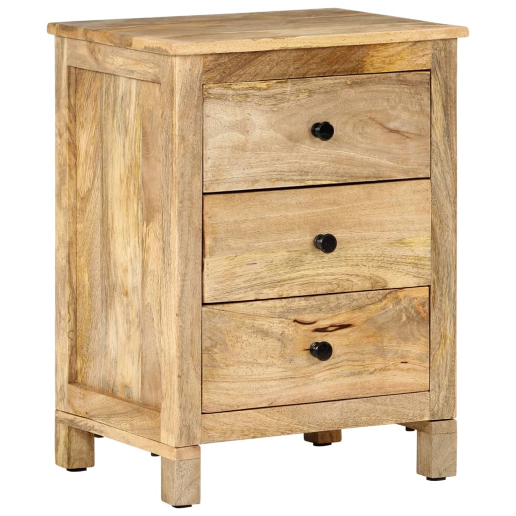 Berkfield Bedside Cabinet 45x35x60 cm Solid Wood Mango