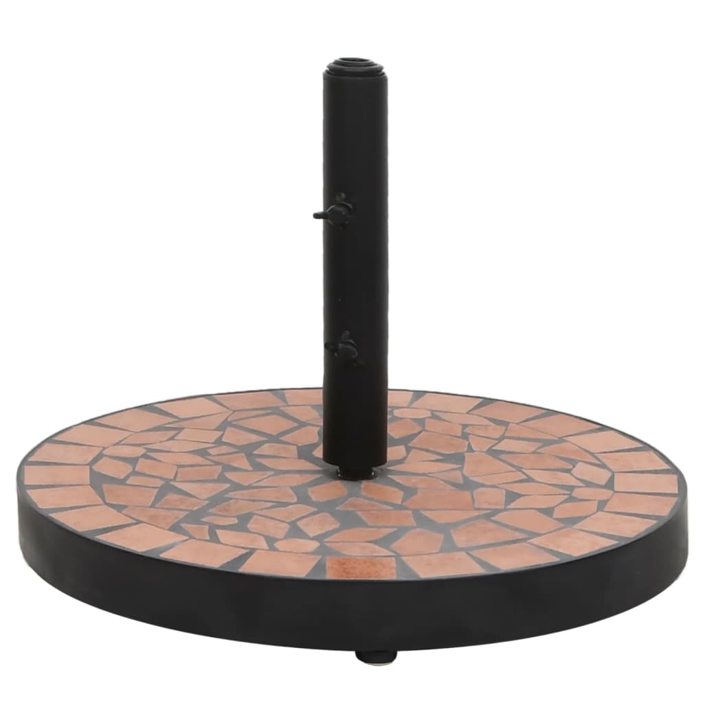 Berkfield Parasol Base Terracotta Round 12 kg