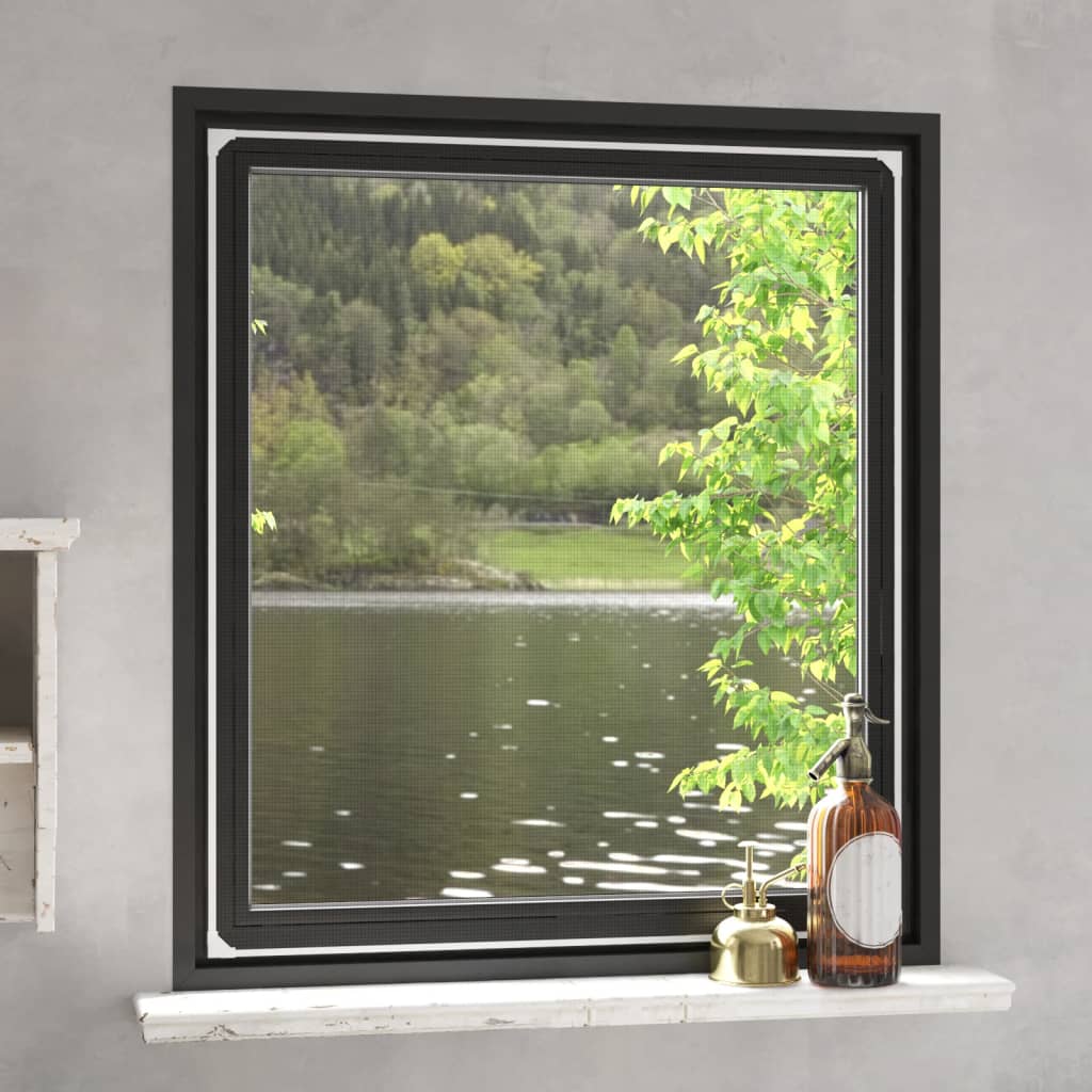 Berkfield Magnetic Insect Screen for Windows White 130x150 cm
