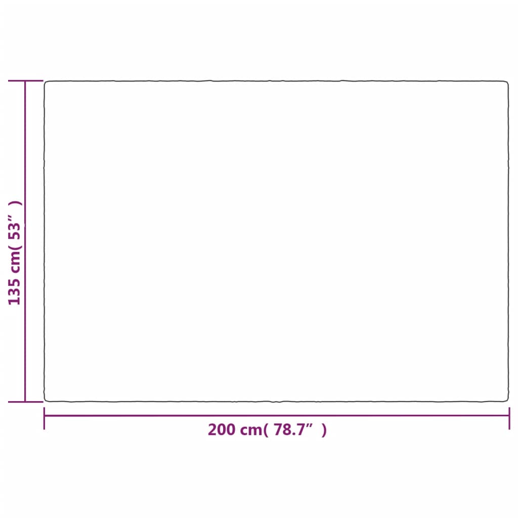 Berkfield Weighted Blanket with Cover Grey 135x200 cm 10 kg Fabric