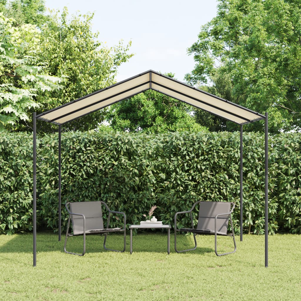 Berkfield Canopy Tent Beige 3x3 m Steel and Fabric