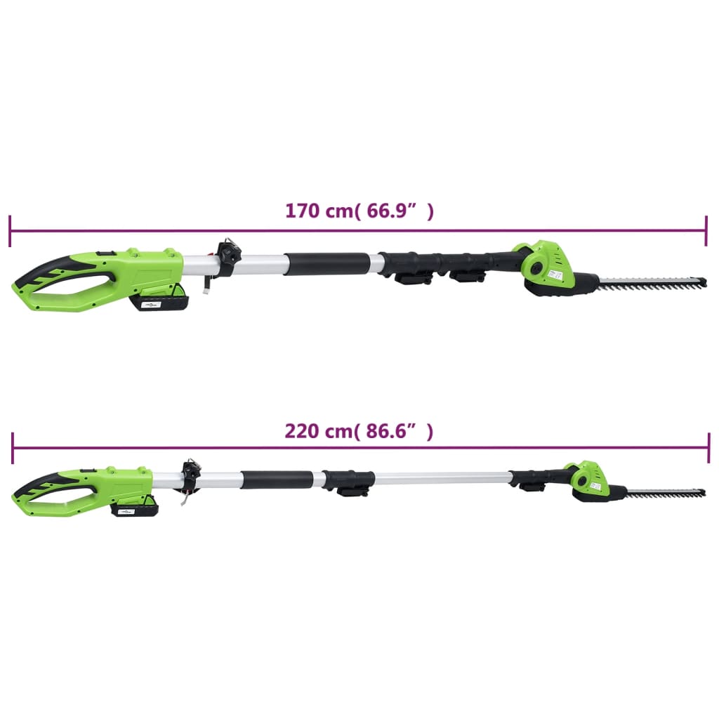 Berkfield 4 Piece Cordless Garden Power Tool Set with Chargers&Batteries